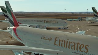 Infinite Flight GLOBAL Sydney to Christchurch  Emirates Airlines  Airbus A380800  TIMELAPSE [upl. by Ecenahs]