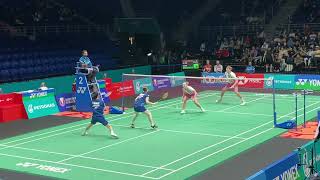 Yuta Watanabe Arisa Higashino vs Mathias Thyrri Amalie Magelund  Malaysia Open 2024 [upl. by Htnamas]