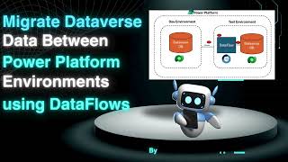 Power Platform Migrate Dataverse data between Environments using DataFlows [upl. by Enovi4]