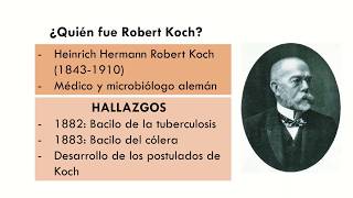 Robert Koch y sus postulados [upl. by Harrad337]