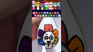 I drew Normal Wenda Sprunked 20 Incredibox Sprunked with a Water Painting Pen [upl. by Nnaj]