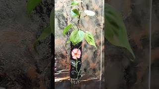 Flower vase with Cardboard roll youtubeshorts shortsviral shorts diy art youtube trending [upl. by Olram]