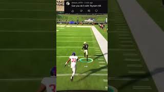 Scoring A 99 yard touchdown with Taysom Hill￼ football shorts [upl. by Ottie]