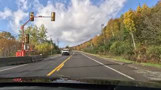 Baddeck Cape Breton Island to Dartmouth Nova Scotia Drive  Fall Colours  Part 1 of 2 [upl. by Maurene]