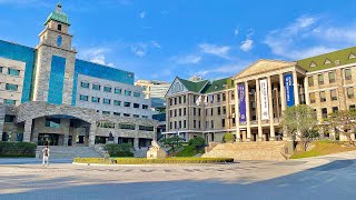 4K SEOUL Romantic Hanyang University Seoul Campus Walking Tour [upl. by Indira]