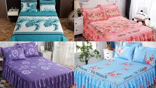 3pcs Tropical Palm Print Reversible Bedspread Set [upl. by Enailil]