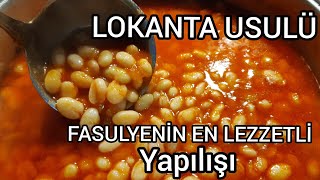 Lokanta Usulu Kuru Fasülye Nasıl Yapılır  En lezzetli Fasulye Yemeği  Ayva Sarısı [upl. by Uolyram]