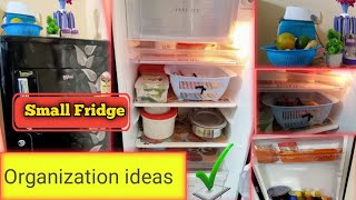 👉FRIDGE ORGANISATION IDEAS💡छोटे फ्रिज में समान कैसे रखें🤔organization mrsrehan [upl. by Huston]