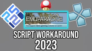 EMUPARADISE Script Workaround 2023  Fix Download Links For ROMS and ISOs [upl. by Aekal]