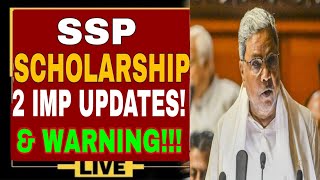 SSP SCHOLARSHIP 2 IMPORTANT UPDATESamp BIG WANING FOR SSP SCHOLARSHIP STUDENTSSSP SCHOLARSHIP UPDATE [upl. by Nylorac]