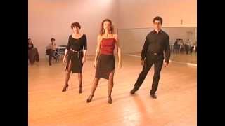 Cours de tango Argentin Milonga 49  Les pointes [upl. by Fryd919]