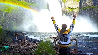 Fishing the Largest Waterfall in Washington  PALOUSE FALLS [upl. by Mckale144]