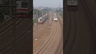 Loko CC206 vs KRL TM 6000 keretaapi keretaapifans [upl. by Burkhard]