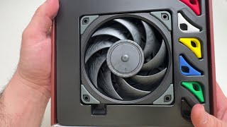 UNBOXING Noctua NFA12x25 PWM chromaxBlackswap Premium Quiet Fan 4Pin 120mm Black [upl. by Nesiaj808]