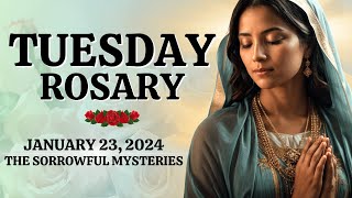 Rosary Tuesday 🌹 Sorrowful Mysteries 🌹 January 23 2024 🌹 Let us pray the Holy Rosary [upl. by Navaj]