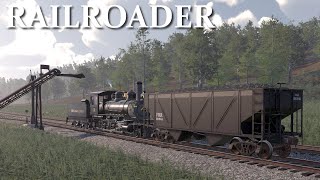 Busy Day Starting Ela Bridge Milestone  Railroader S1E03 [upl. by Enelehs]