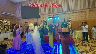 Wedding surprise dance  Sri lanka 2024 wedding  Vidurangi and Lahiru Liyanage big day 💍💖 [upl. by Etteuqram]