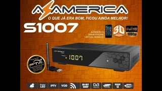 Atualizaçao azamerica s1005 s1007 s2005 e s1001 via Net Update e via USB [upl. by Delaine]