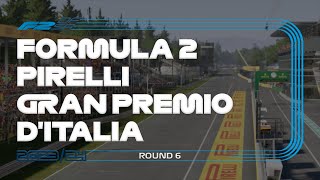 🔵F2 DFSR 2324  Round 6  Formula 2 Pirelli Gran Premio dItalia [upl. by Sicard621]