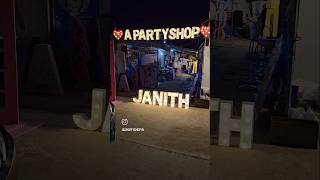 A Party Shop Led Marquee Letters 9666124455 [upl. by Otipaga]