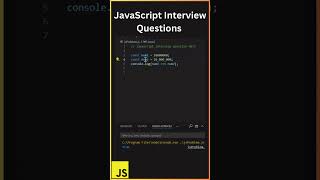 Tricky JavaScript Interview Questions  0073 coding javascript [upl. by Selij]