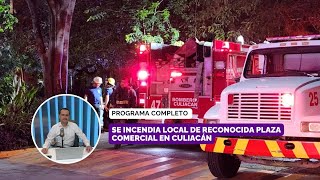 Se incendia local de reconocida plaza comercial en Culiacán [upl. by Osber]