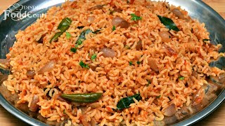 Tomato Rice Recipe Easy Lunch Recipe Thakkali Sadam [upl. by Mylo]