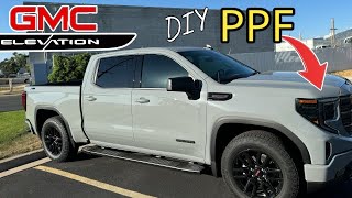 2024 GMC Sierra 1500 Elevation DIY PPF amp Window Tint  Paint Protection Film [upl. by Beattie152]