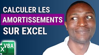 Comment calculer les AMORTISSEMENTS sur Excel [upl. by Zolner]