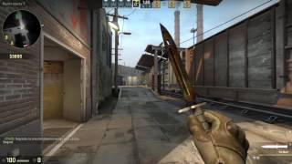 CSGO  Bagnet Tęczowe utwardzenie  Bayonet Case Hardened Field Tested [upl. by Ellerol]