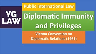 Law of Diplomatic Envoys Counsels and Representatives  Public International Law [upl. by Meares495]