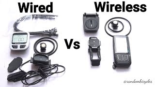 wired vs wireless cyclocmeter  Bicycle speedometer  Which is best for you [upl. by Humfrid]