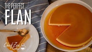 How To Make Flan  Flan de Leche Condensada  Chef Zee Cooks [upl. by Yde886]