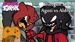 New Agoti vs Aldryx Shotgun Shell FNF Entity mod  Friday Night Funkin [upl. by Eiram]