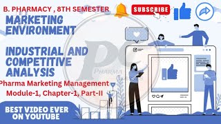 Marketing Environment  Industrial and Competitive Analysis  MODULE1CHAPTER1 PARTII 8th sem [upl. by Earal]