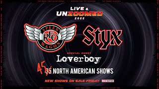 STYX  REO SPEEDWAGON with special guest LOVERBOY  New Tour Dates Added [upl. by Sucramraj989]