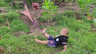 Lý thị xầu daily lifeMother and son go fishing [upl. by Erida790]