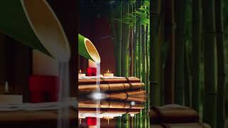 Soothing Bamboo Fountain Sounds with Relaxing Piano Music for Deep Relaxation [upl. by Rissa523]