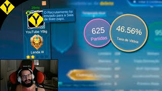 MONTEI UM TIME DO CHAT GLOBAL SÓ COM LENDAS  Mobile Legends [upl. by Atrebla558]