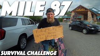 300 Mile Ebike Survival Challenge Day 2 of 5 No Food No Water No Shelter No Money [upl. by Neelyt]