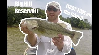 Fishing Big Hill Reservoir in Southeast Kansas for crappie and white bass [upl. by Ytineres]