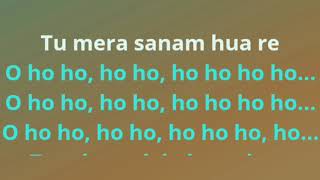 KARAOKE SANAM RE  Indian Song [upl. by Anaer]