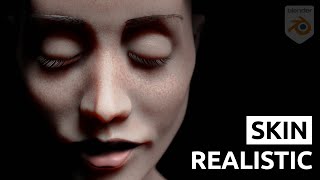 Blender Tutorial  Realistic Skin Texture in 6 Minutes [upl. by Eedyak]