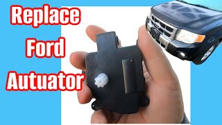 How to Replace Ford Escape Vent Air Door Actuator [upl. by Tirrag]