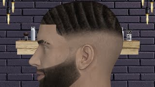 Barber Chop Tutorial On How To Do Waves 2022 [upl. by Armallas]