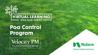 Velocity PM Poa Management Herbicide from Nufarm [upl. by Eeryt]