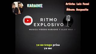 KARAOKE 🎤 DESPACITO LUIS FONSI DADY YANKEE karaoke viral youtube ritmoexplosivo [upl. by Silden]