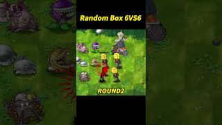 PVZ 1 Fusion Challenge 6 Plant Boxes vs 6 Zombie Boxespvz plantsvszombies pvzchallenge [upl. by Estelle]