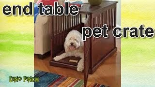 PET CRATE  Wood End Table [upl. by Abrahamsen]