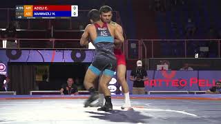 12 GR  60 kg E AZIZLI AZE v N MAMMADLI AZE [upl. by Eoz]